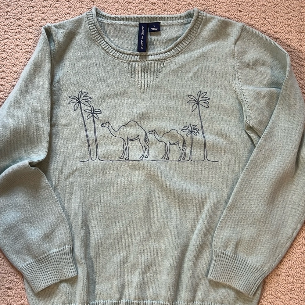 Janie and Jack camel sweater